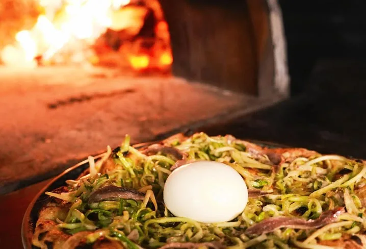 Pizza nel forno dell'Aris Ristorante